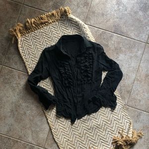 Express 100% silk top size 3/4